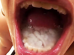 a mouth total of cum