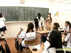 Jav Idol Students Fucked By Hooded Men In There Classroom
