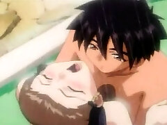 Two lovers fucking hard in the shower - anime hentai vid