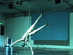 ballerina shibari self-bondage and suspension