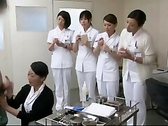 japanese nurse tech for man juice extraction
