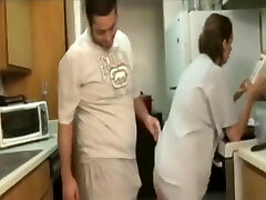 Hot Girl receive monstrous facial in the kitchen ! 