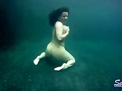 Kendra underwater grope