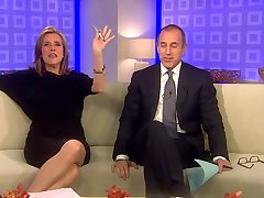 Meredith Vieira Upskirt On The TODAY Show