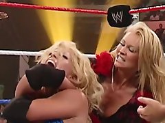 Sable Beating the Hell out of Torrie female wrestling domination