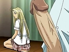 Hentai blondie hottie having anal sex in group cums hard