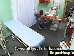 Health Center spycam fucking with young eurobabe