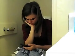 Teen spied in toilet peeing