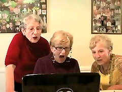 Grannys watch sex vid - very funny