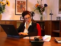 Humungous tits secretary fucking her boss
