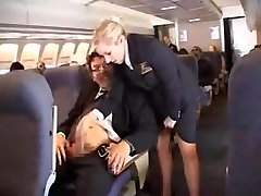 american stewardess tugjob part 1