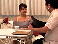 Japanese fingered on massage table
