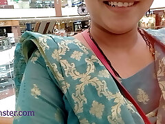 Sangeeta Goes To A Mall Unisex Toilet And Gets Kinky While Pissing And Farting (Telugu Audio) 