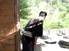 An Unfaithful Wife Meets With Her Lover in a Scorching Spring - Part.3
