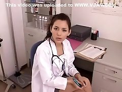 Fabulous Chinese girl in Exotic Nurse, CFNM JAV video