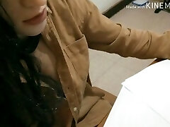 My sexy lecturer downblouse flashing part 2 hidden camera