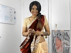 HornySouth Indian stepsister in law roleplay in Tamil with marionettes