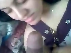 Hefty INDIAN AUNTY Deep-throating DICK AT HOME