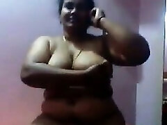 Indian BBW Demonstrating Off Her Body