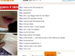 Omegle hottie play game, makes me jizz :D