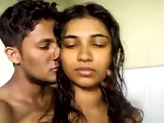North indian beauty inhales her bf and receive it