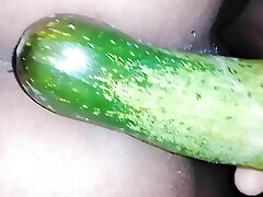 Pakistani bhabhi use cucumber and cuming part Two