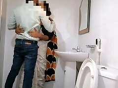 Rapid Fuck with my Secretary in the Office Bathroom