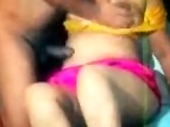 Scorching Indian Aunty working in bed room, Pussy boobs paramours 