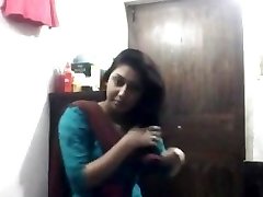 Seksikäs Bengali tyttö Shalwar klo Itsetyydytys