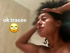 Tracee Ellis R Nake in the Douche. 