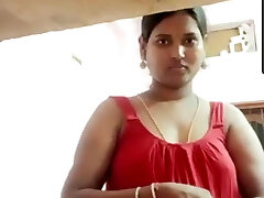 Madurai, Tamil sexy aunty in chimmies with rock-hard nipples