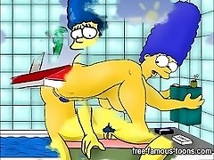 Marge Simpson manga porn parody