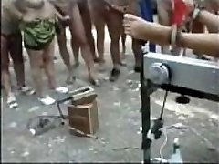 Crank whores used at nude camping. Unexperienced public nudity