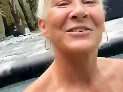 Freak Granny Leilani in The Pool