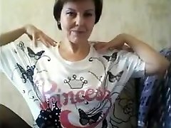 mature russian getting off