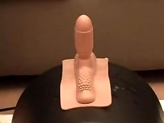 Extremely strong ejaculation on Sybian