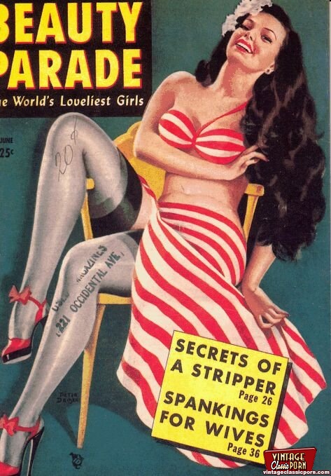 Several vintage porn covers