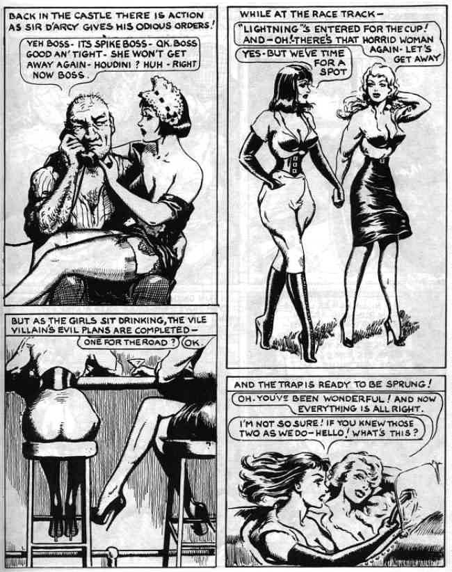 Retro Bondage Porn Comics - Retro BDSM comics `Sweet Gwendoline`