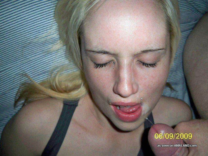 girlfriend facial cum face amateur