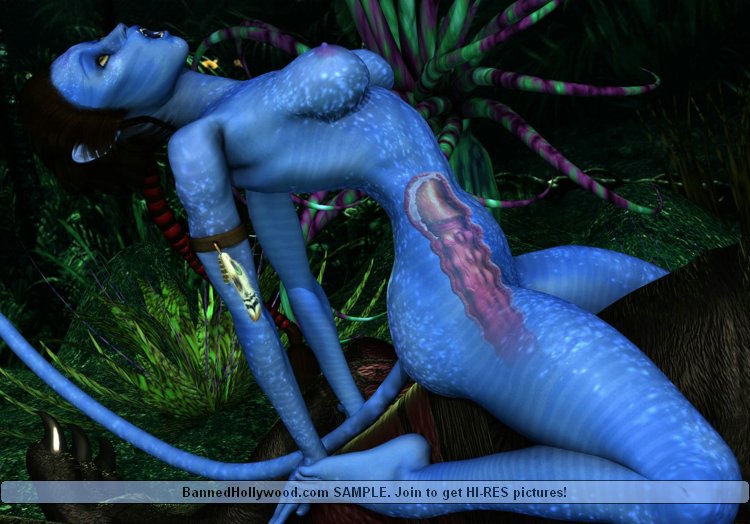 750px x 524px - Na'vi chick fucked by monster 3D