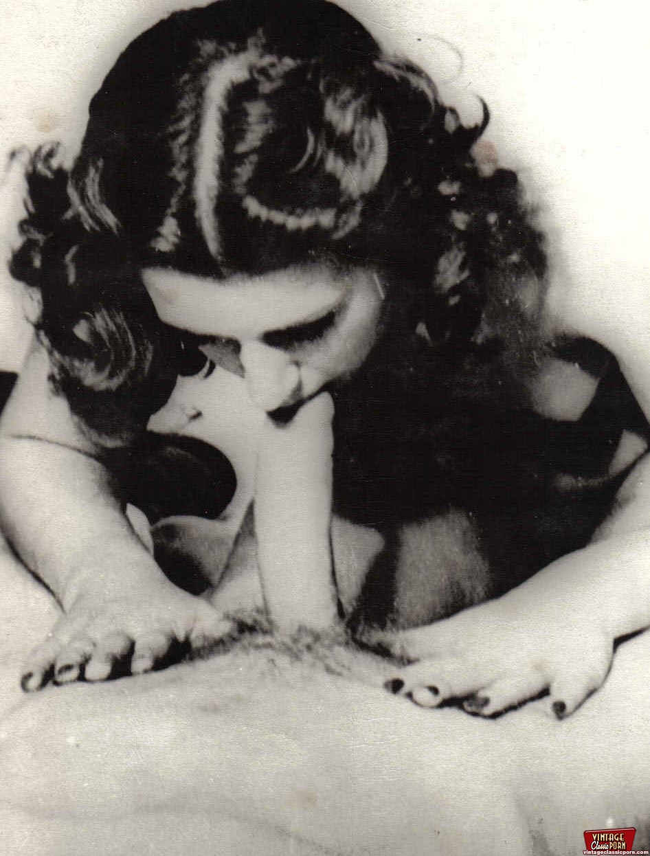 1940s Blowjob - Free Vintage Porn Blowjob | Sex Pictures Pass