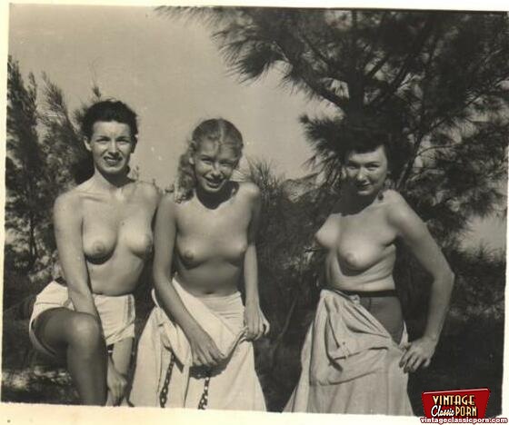 1950s Vintage Porn Nude Girls - Several vintage girls nude