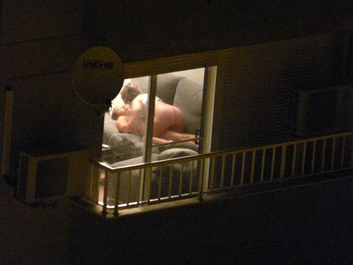 window peeping voyeur topless