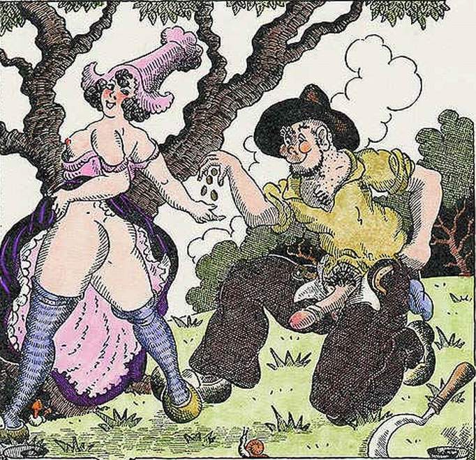 Vintage Erotic Fairy Tales Porn - A lot of fairy talesï¿½ heroes fuck eagerly in those retro porn drawings.