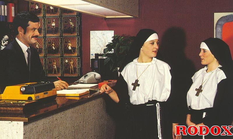 Rodox Nun Porn - Retro nuns sharing two guys
