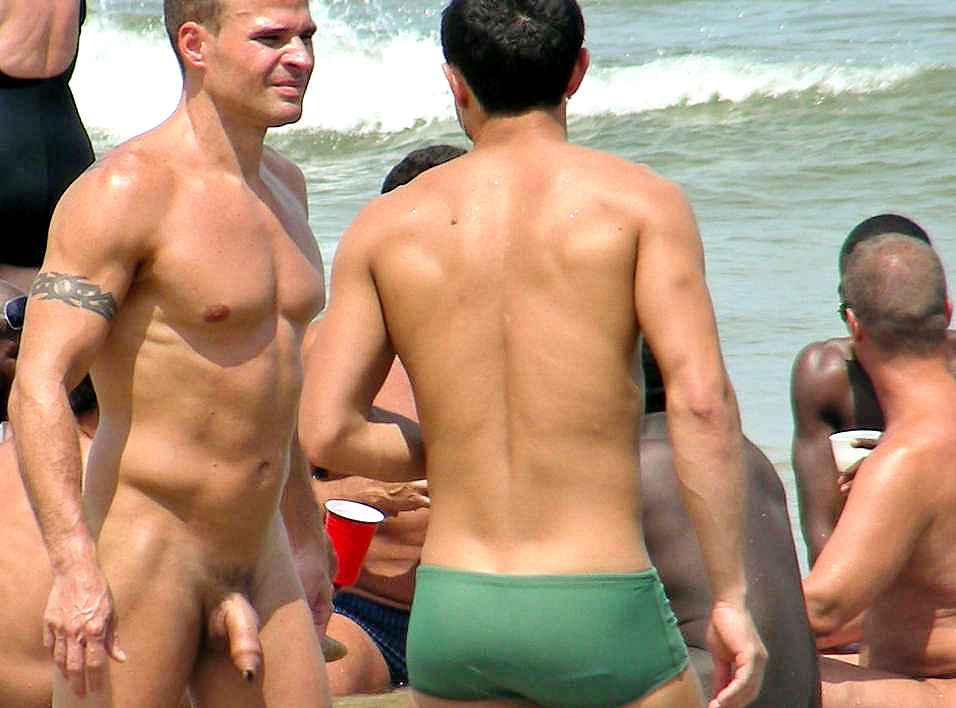 beach bulge men voyeur Sex Images Hq