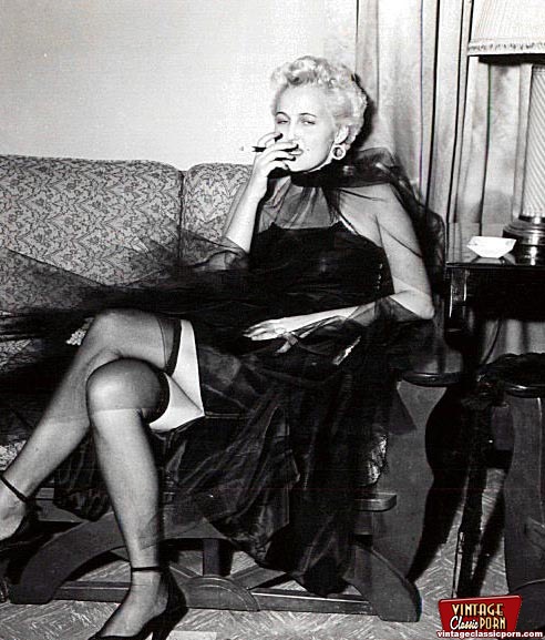 Vintage Erotica Smoking - Vintage model babes posing