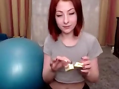 Ukraine Red Head angry mom yoga practice son Fetish