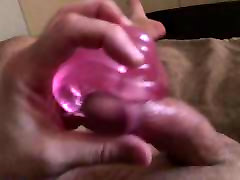 Male masturbation with horas and dog toy