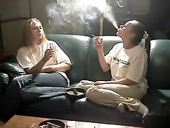 Incredible amateur Smoking, midget monster xxx video